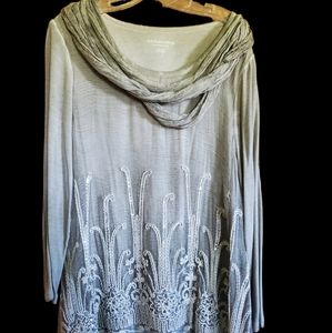 Soft Surroundings Petite XL Artful Shirt